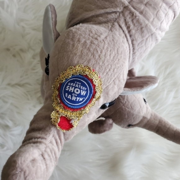 Barnum & Bailey Ringling Bros Circus Stuffed Plush Mother & Baby Elephant W Book - Picture 6 of 12